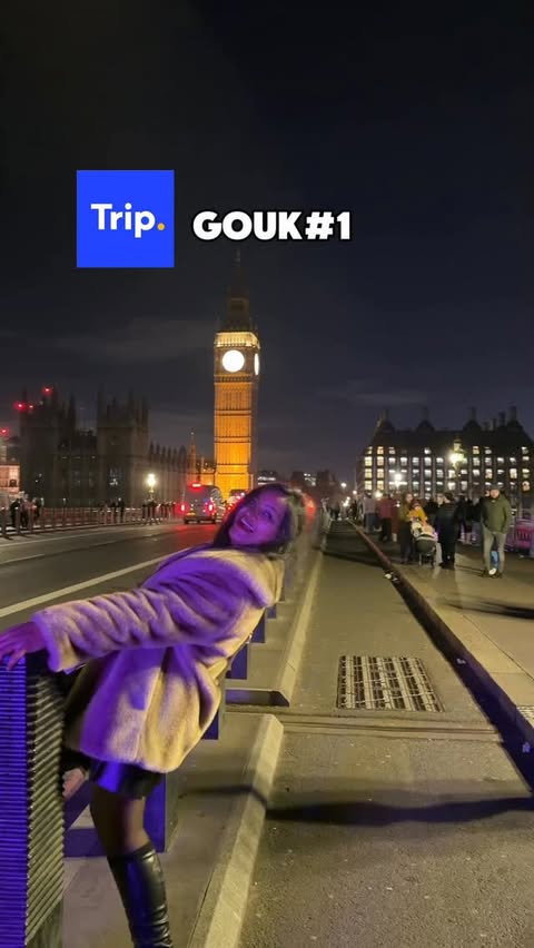 Instagram post by @suupointofview for Trip.com. Caption reads: Your next adventure starts with @trip.com_train....
