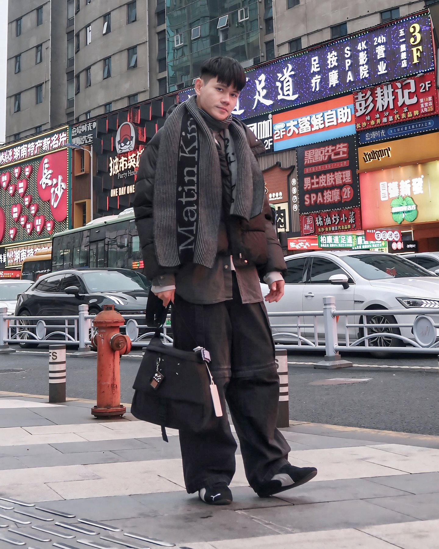 Instagram post by @freddypreddy for GU. Caption reads: IFS, 五一广场 (Wuyi Square) shop only authentic....