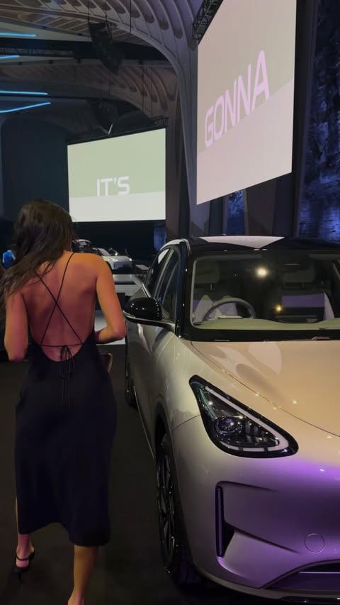 Instagram post by @diyaasharms for Geely. Caption reads: The Geely EX2 just launched in Australia, let’s....