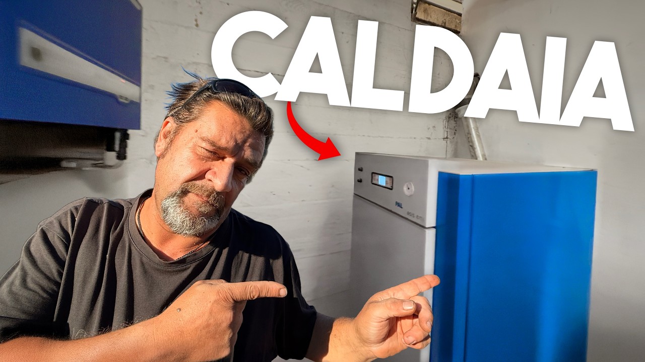 YouTube post by @DadaeMarcolino for Trade Republic. Caption reads: PREPARE YOUR PELLET BOILER FOR WINTER - Dada....
