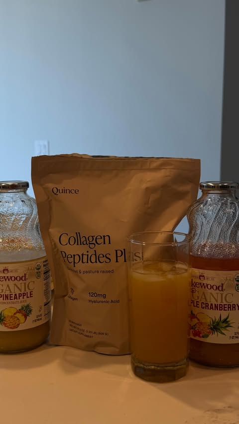 Instagram post by @lifeewralphy for Quince. Caption reads: My morning non-negotiable 🤍 @onequince Grass-Fed....