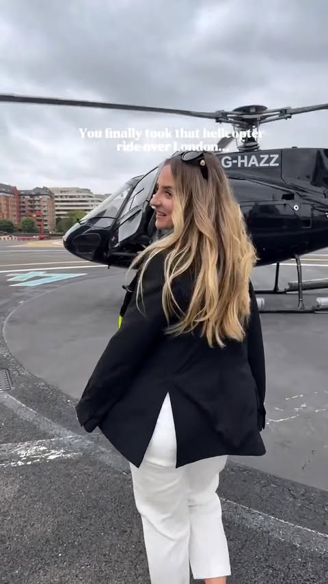 Instagram post by @unlimited.london for London | Explore. Caption reads: 🚁Finally got to experience a helicopter ride over....