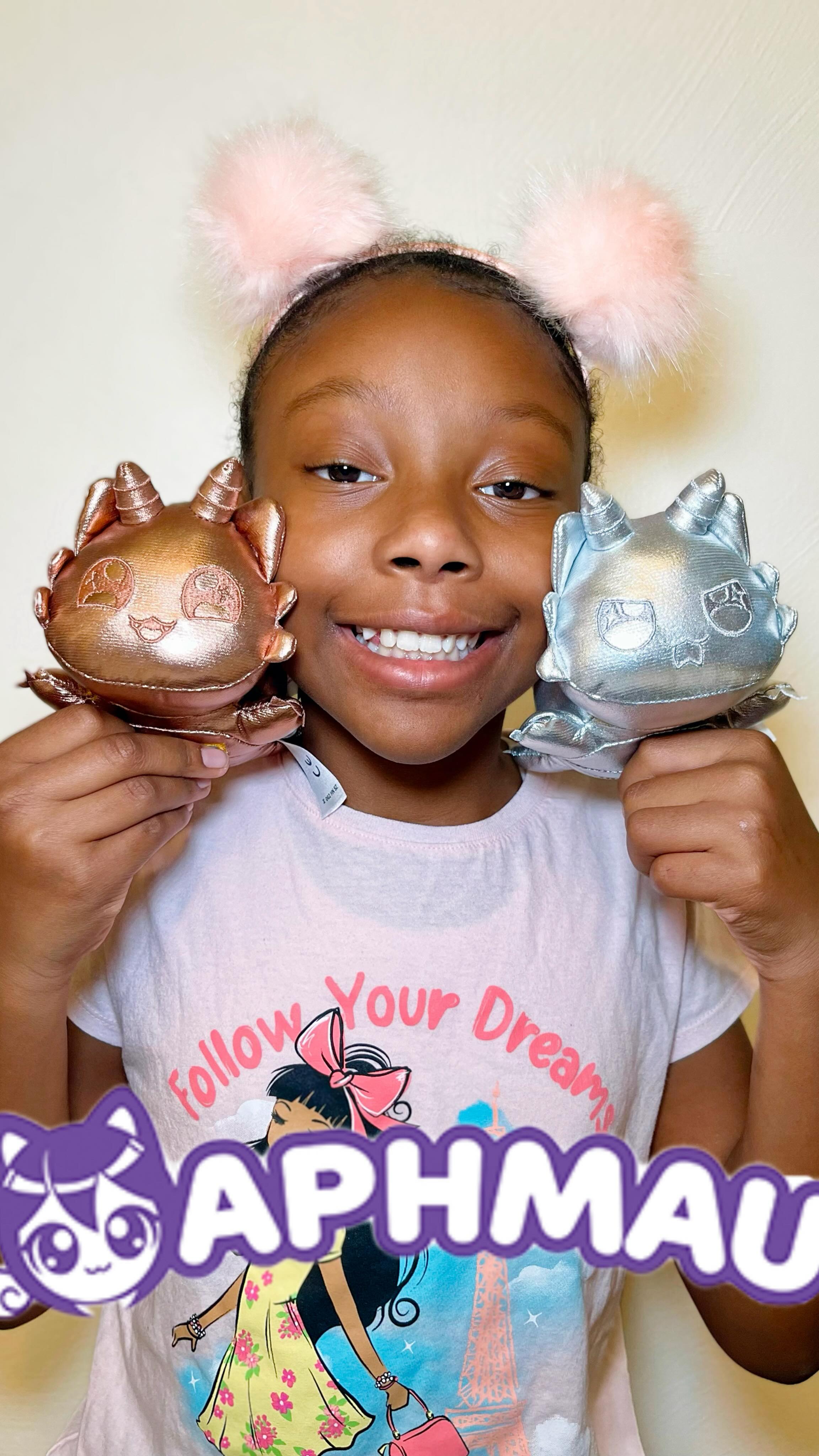 Instagram post by @livroseinspired for Bonkers Toys. Caption reads: AD| Unboxjng of Aphmau Mystery MeeMeows Classic....