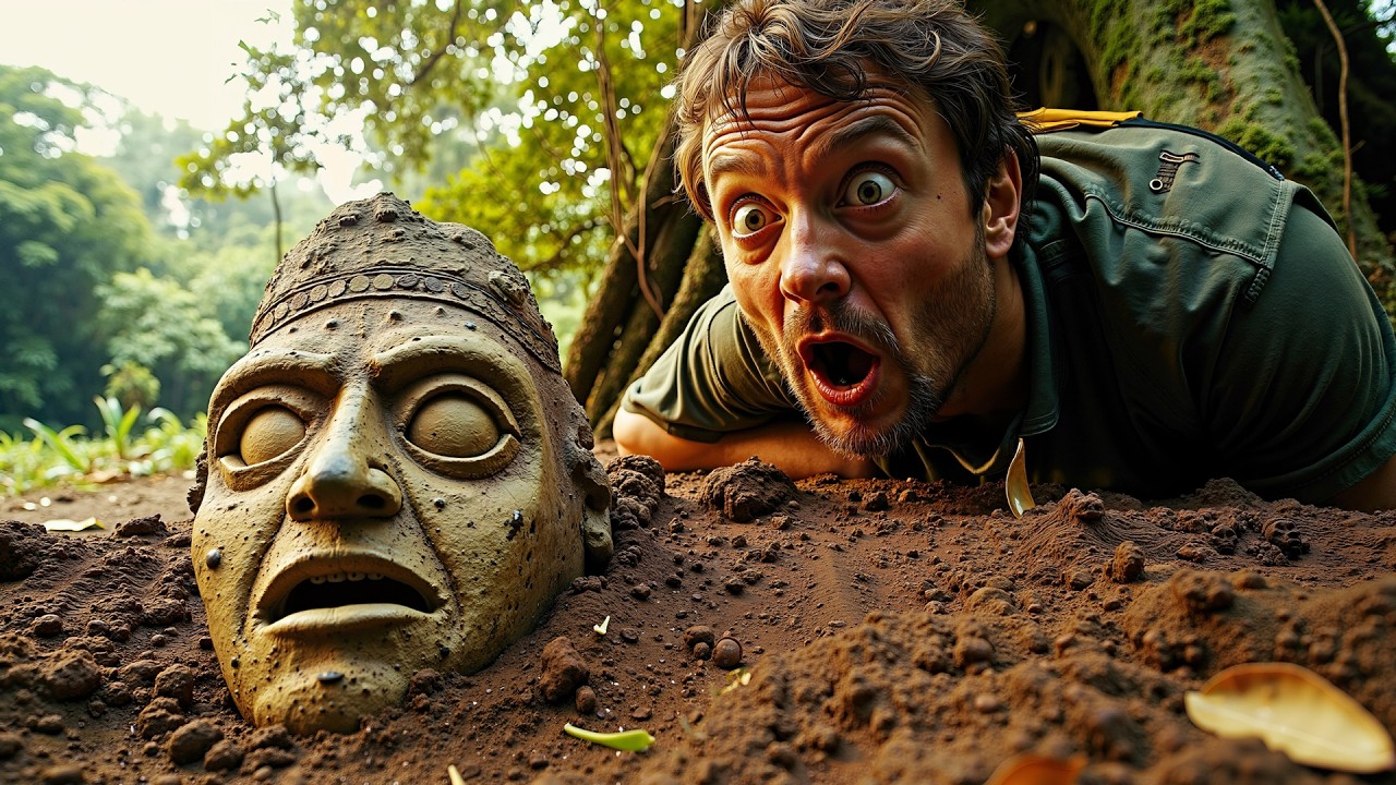 YouTube post by @Thoughty2 for Audible.de. Caption reads: We Just Found Something In the Amazon That....