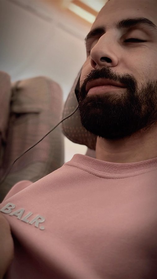 Instagram post by @khaledahmed.74 for BALR.. Caption reads: @balr 😎#ad #collaboration #newcollection #balr....
