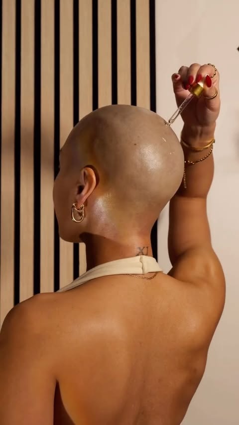 Instagram post by @_dashlopez for Naturium. Caption reads: Happy Fresh Cut Fridayversary🪒 — Two years of....