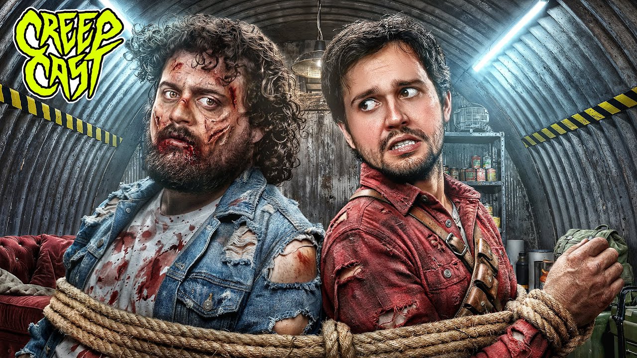 YouTube post by @CreepPodcast for TUSHY. Caption reads: I Found The Bunker Of A Prepper Family | Creep....