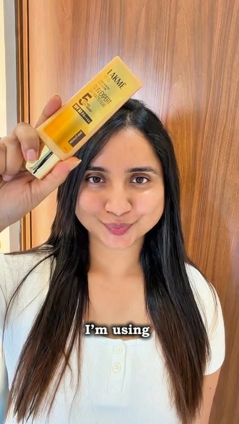 Instagram post by @_arpita_sarkar for Lakmé. Caption reads: [...] SPF that keeps the glow, not the grease!....