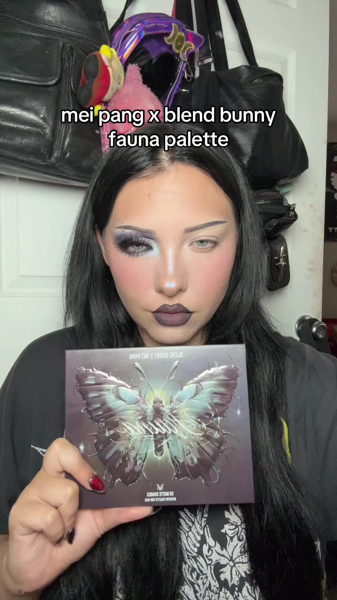TikTok post by @autumnmarys for Blend Bunny Cosmetics. Caption reads: [...] this palette….what combo next? @Blend Bunny....