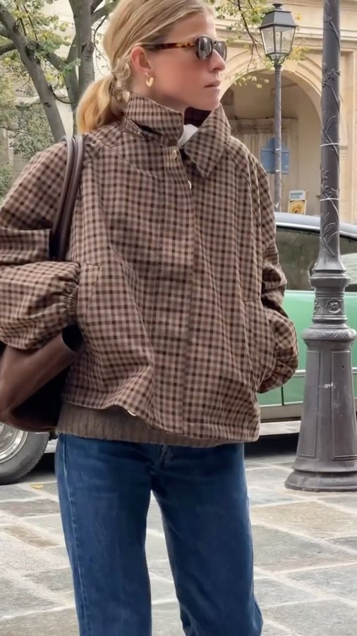 Instagram post by @alicepilate for Barbour. Caption reads: dressed up in @barbour to go to one of my....