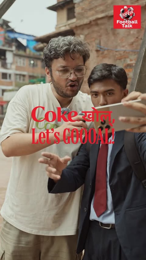 Instagram post by @bt.kancha for Coca-Cola GB & Ireland. Caption reads: Are you guys excited for the FIFA World Cup? Here....