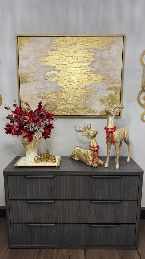 Instagram post by @kendra_homedecor for Sicotas. Caption reads: [...] home with this stunning dresser from....