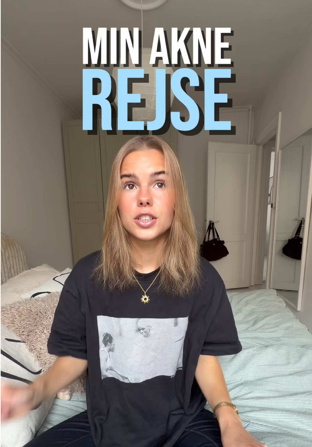 TikTok post by @xeniagarver_ for La Roche-Posay. Caption reads: Reklame for @La Roche-Posay 💘 I ny og næ får jeg....
