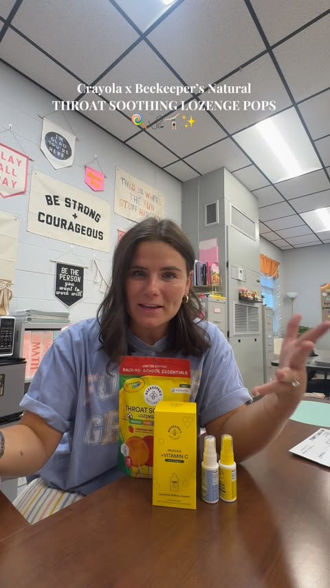 Instagram post by @mrsmillerteaches4th for Beekeeper's Naturals. Caption reads: [...] this upcoming school year ✨....