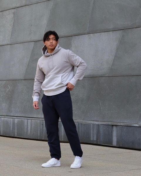 Instagram post by @kyletheyuan for The Bay. Caption reads: Wearing Hudson North, @hudsonsbay new private....