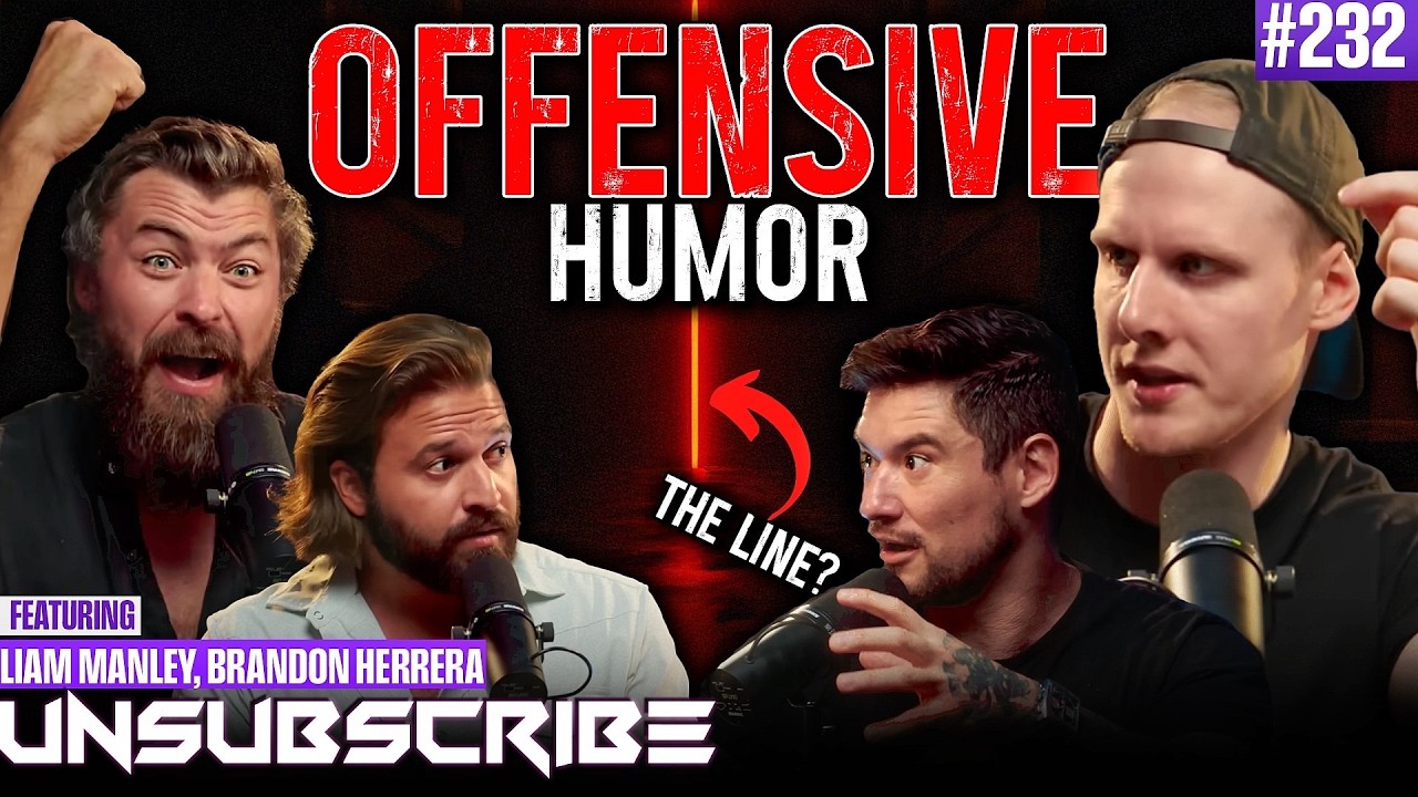 YouTube post by @unsubscribepodcast for GhostBed. Caption reads: Cancel Culture Vs Comedy | Unsubscribe Podcast Ep....