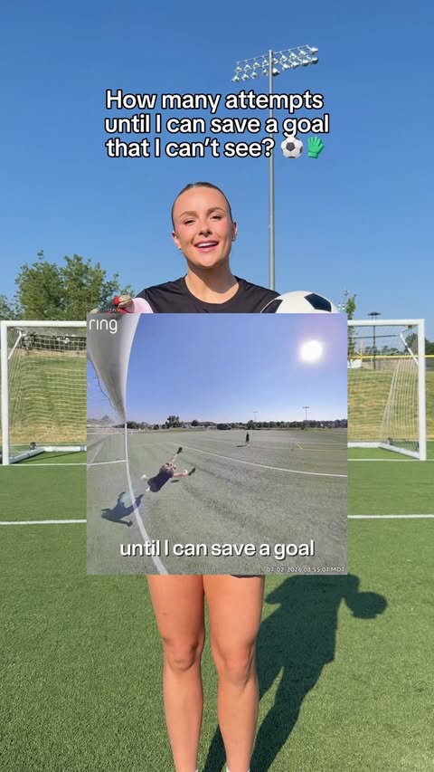 Instagram post by @brittany1wilson for Ring. Caption reads: [...] replaying, are worth replaying with @ring ⚽️....