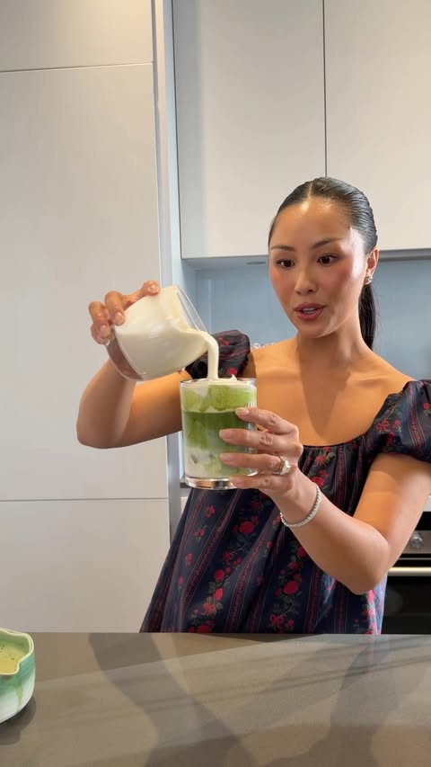 Instagram post by @__jasminenguyen for Magic Spoon. Caption reads: [...] with my morning matcha?! say less!!....