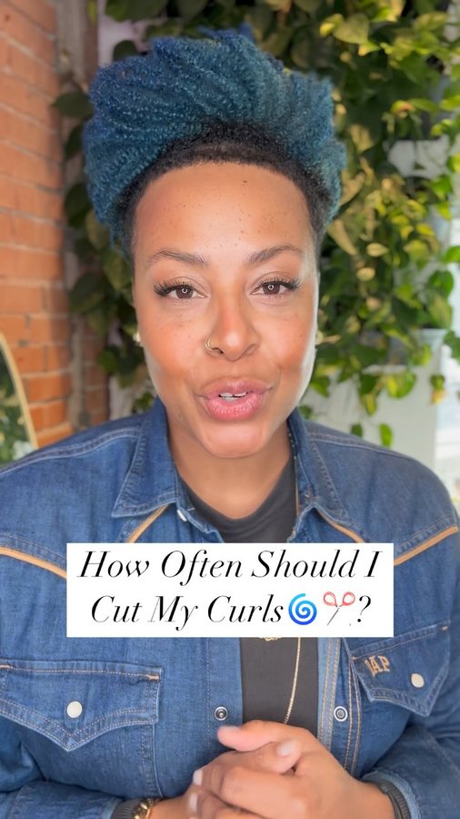 Instagram post by @curlfactor for DevaCurl. Caption reads: Get this question A LOTTTTT✂️ How often should you....