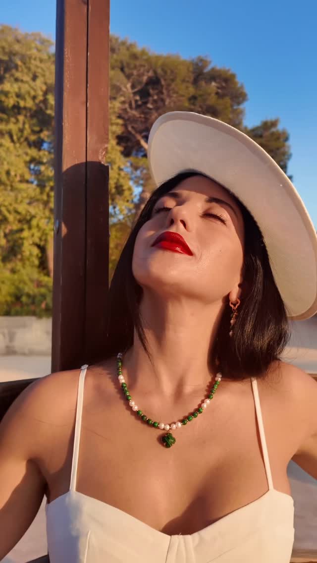 Instagram post by @stephanie_agius for Carisma Collections. Caption reads: [...] until you actually wear them 💚✨....