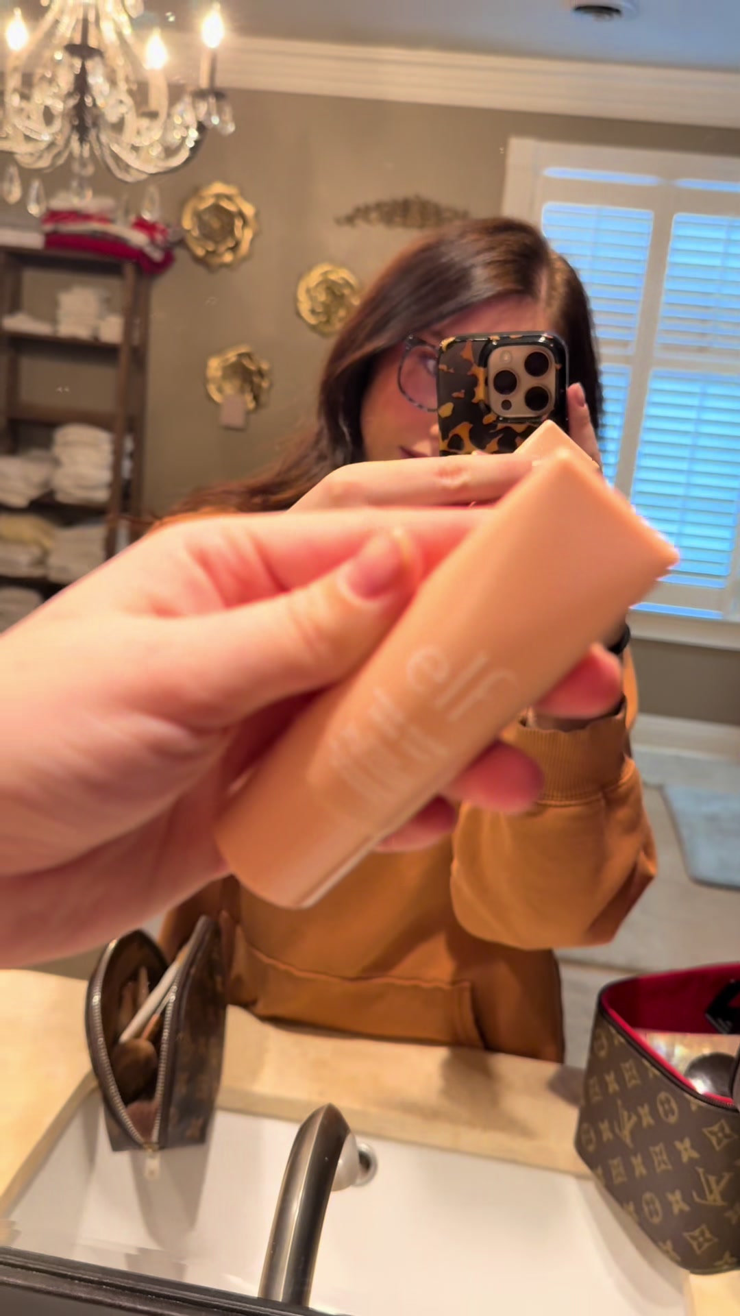 TikTok post by @chastin.sagraves for Rhode. Caption reads: [...] @realtechniques @Makeup By Mario @RHODE....