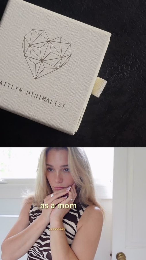 Instagram post by @jessicastockstill for Caitlyn Minimalist. Caption reads: Shop @caitlynminimalist this Mother’s Day for....