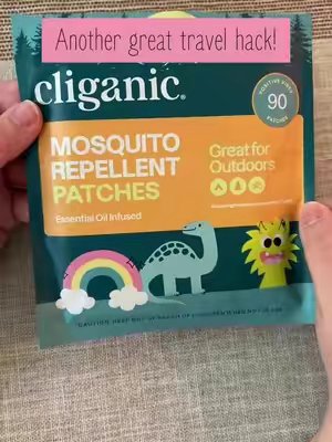 TikTok post by @angelashiptoshore for Cliganic. Caption reads: [...] #tiktokshopbacktoschool #travelhacks....