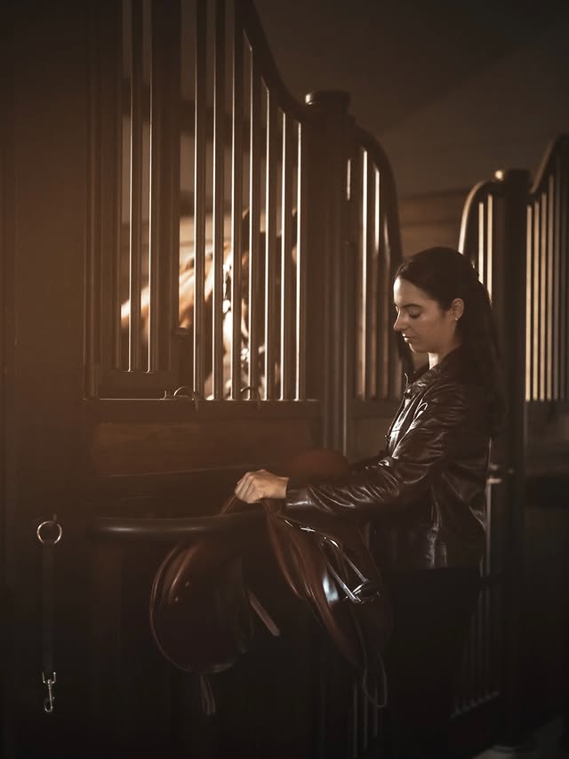 Instagram post by @ninamallevaey for Maserati. Caption reads: [...] the wheel. Swipe to see the journey.....