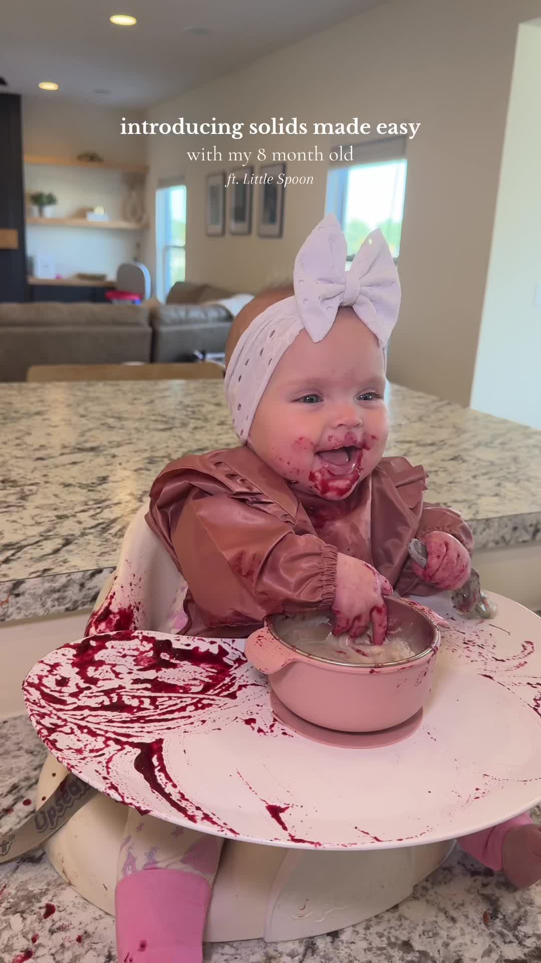 TikTok post by @lobro15 for Little Spoon. Caption reads: [...] the better the food tastes, duh! & it’s from....