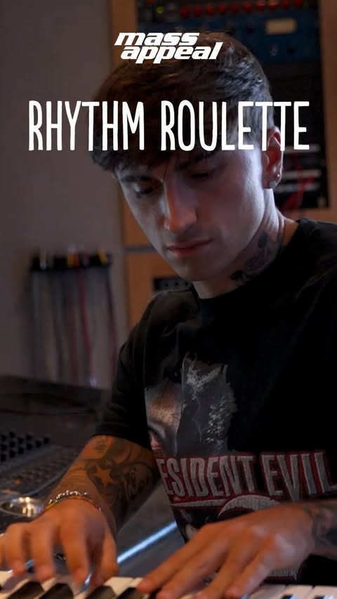 Instagram post by @sicklukex2 for Mass Appeal. Caption reads: #RhythmRoulette is back with a new episode 🚨....