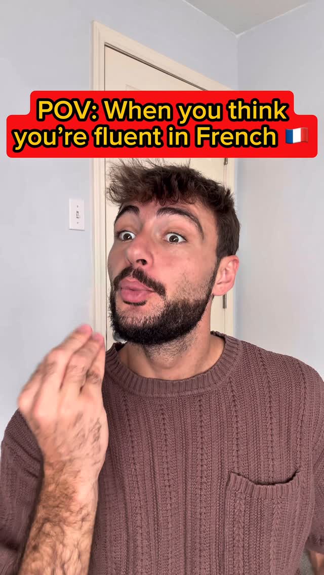 Instagram post by @atfrenchies for Preply. Caption reads: Textbook French vs Real Life French 😂

Use our....