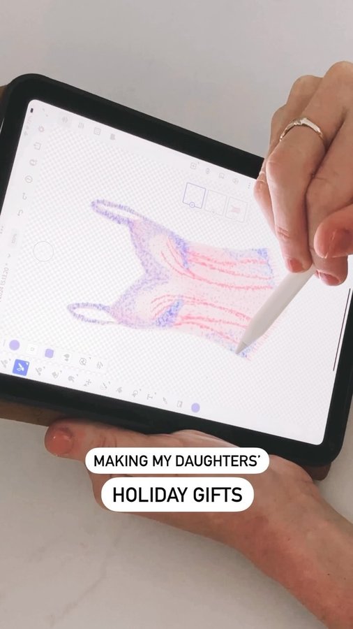 Instagram post by @kellyinthecity for Zazzle. Caption reads: Comment “HOLIDAY” to shop our *entire* themed....