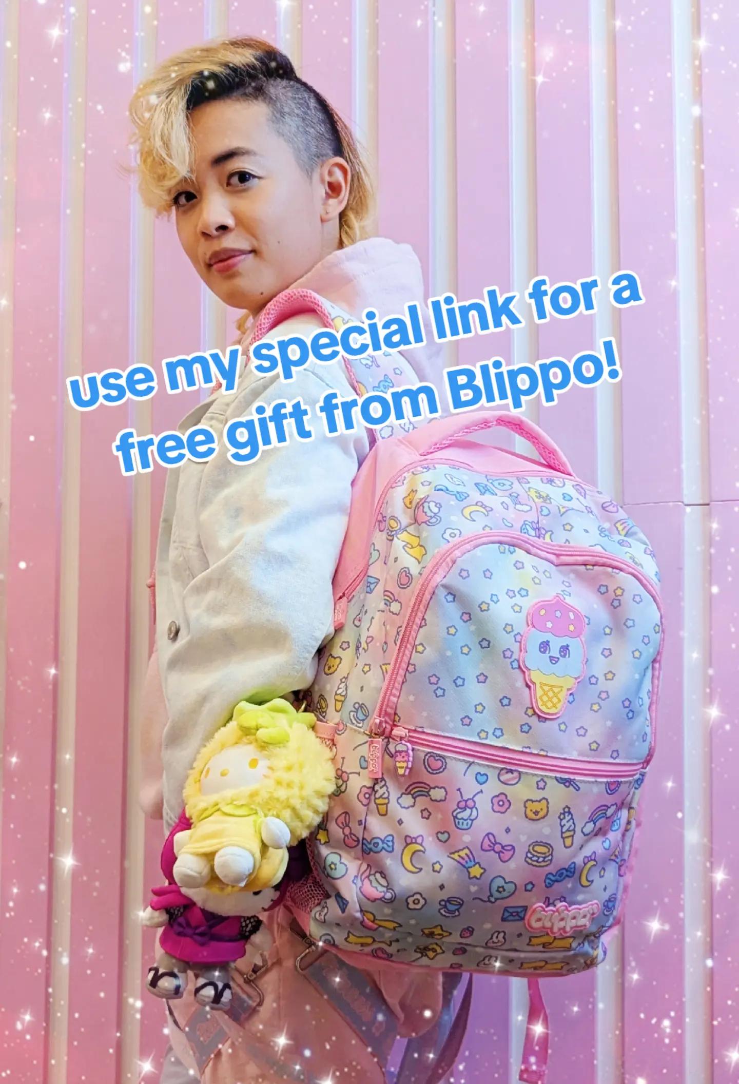 TikTok post by @prettyknightlauri for Blippo. Caption reads: Me and @Blippo want to give a special gift to....