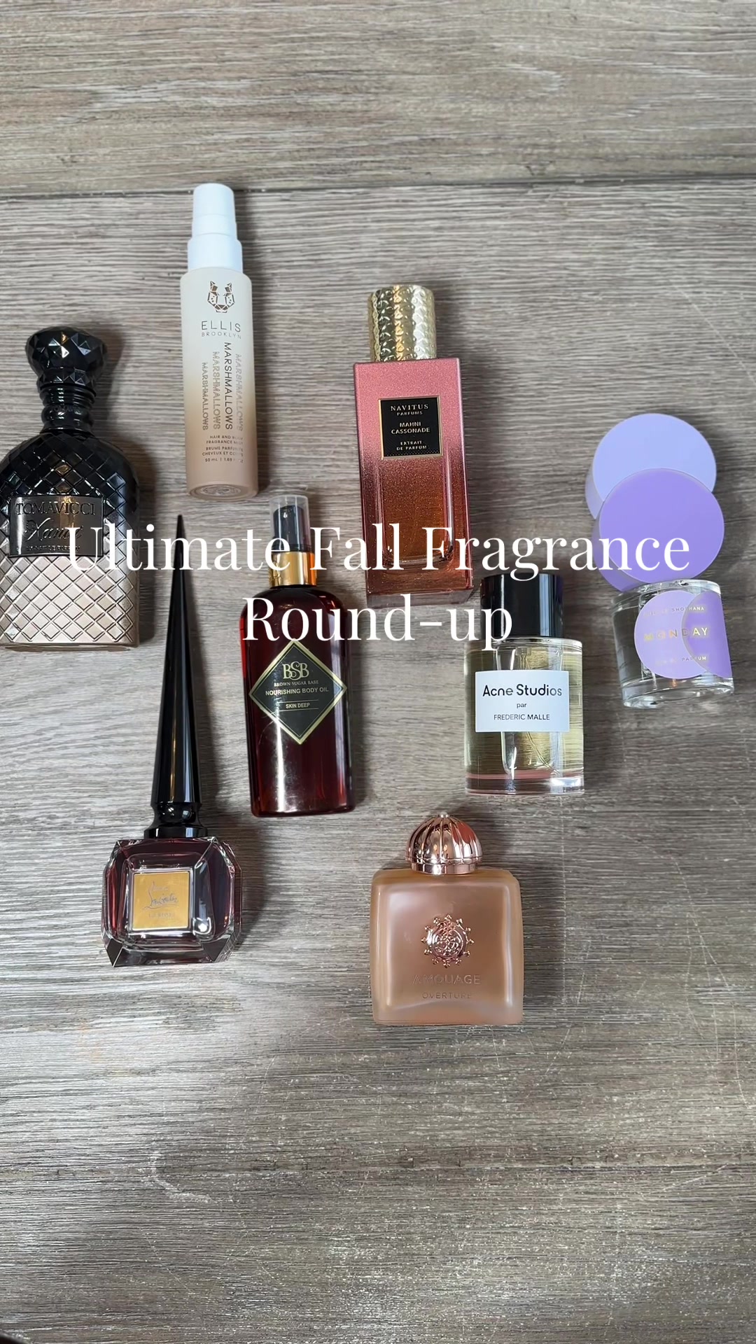 TikTok post by @eaudanyaparfum for Arielle Shoshana. Caption reads: The ultimate fall fragrance round-up you didn’t....