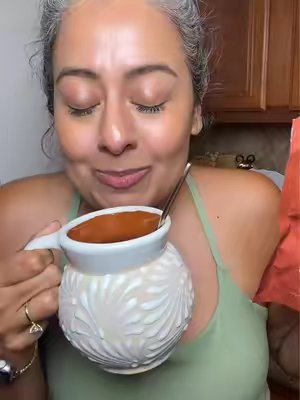 TikTok post by @free2bbre for Beam. Caption reads: Good night from @Beam #hotcocoa #pumpkinspice....