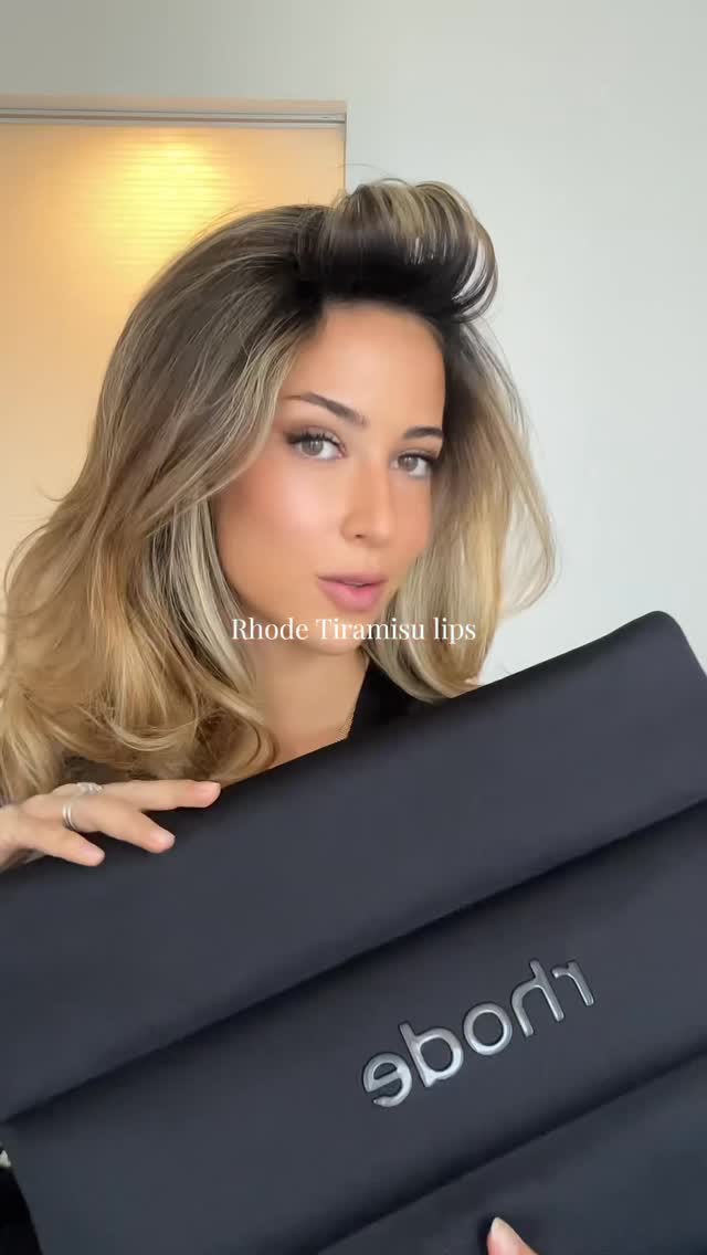 Instagram post by @juliadamata for Rhode Skin. Caption reads: Rhode girl @rhode 

#Makeup #rhode #rhodeskin....