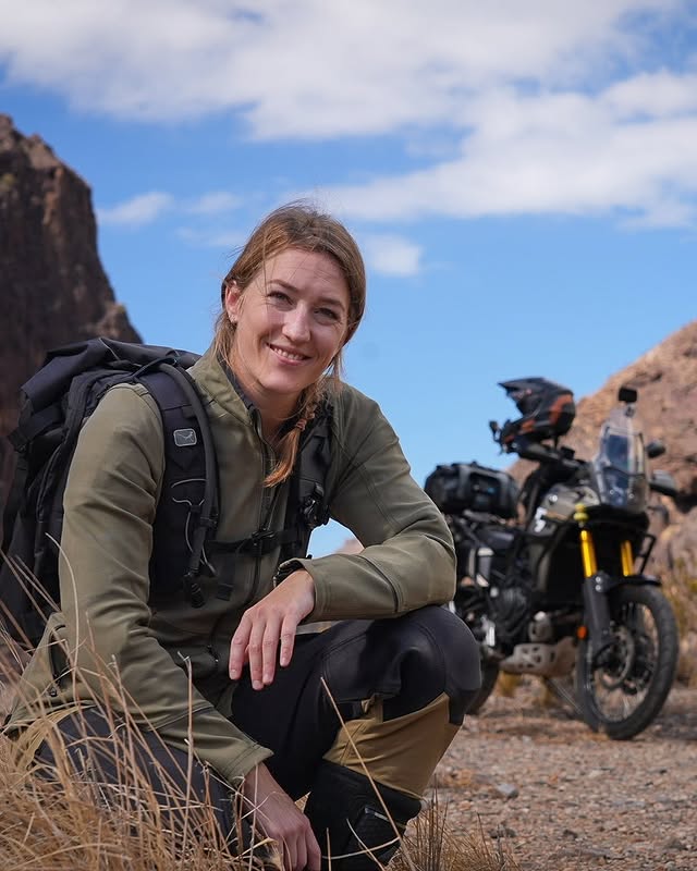 Instagram post by @runagrydeland for Mosko Moto. Caption reads: Coming home from a trip and letting all the....