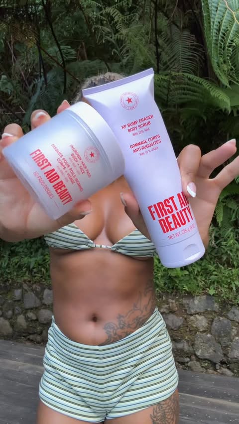 Instagram post by @jazturner16 for First Aid Beauty. Caption reads: [...] about...but everyone needs. #ad....