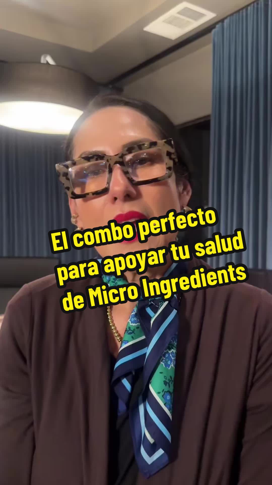 TikTok post by @mayaholistic1 for Micro Ingredients. Caption reads: [...] apoyo para tu salud de Micro Ingredients....