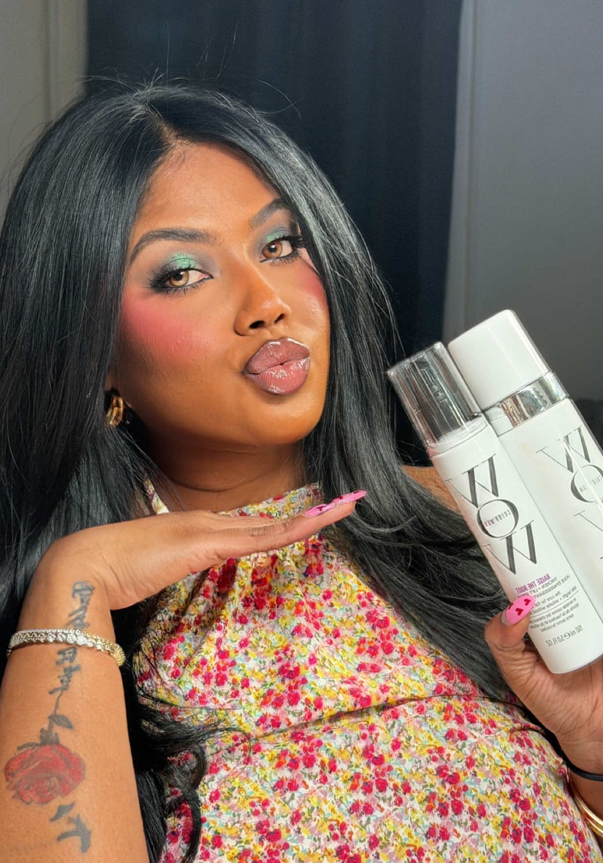 TikTok post by @jay93___ for Color Wow Hair. Caption reads: [...] know I don’t joke about my hair ! @Color Wow....