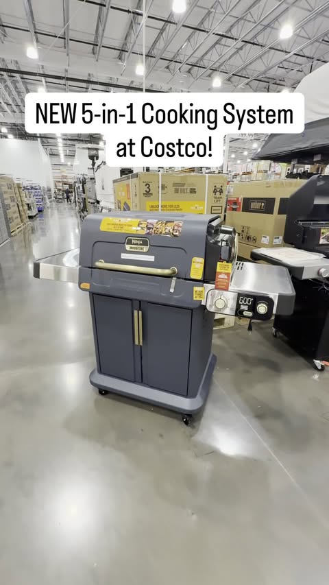 Instagram post by @costcohotfinds for Ninja Kitchen. Caption reads: Roasting with it tonight! The @NinjaKitchen....