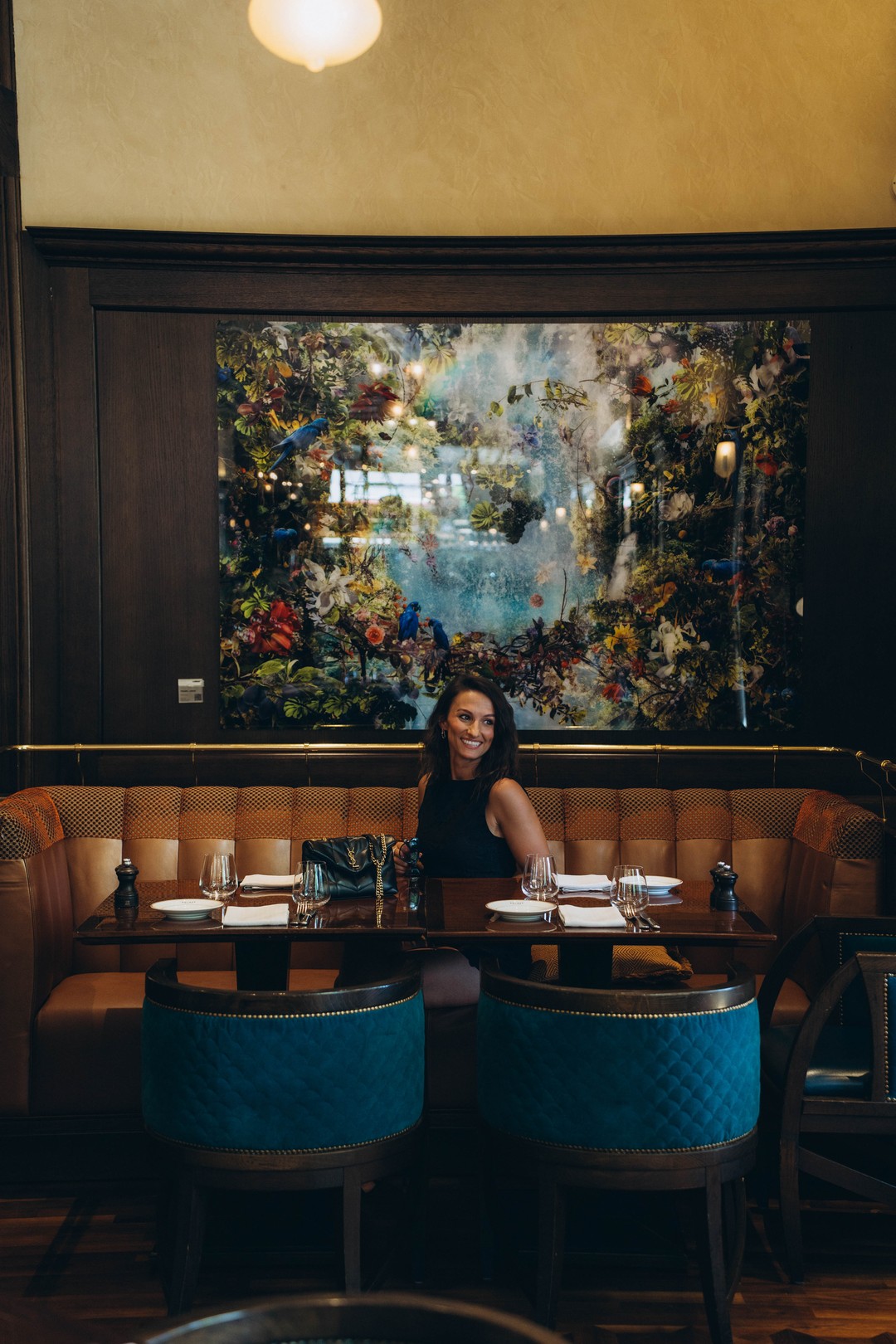 Instagram post by @thezaisers for Four Seasons. Caption reads: Autumn mornings begin at @kollazsbudapest with....