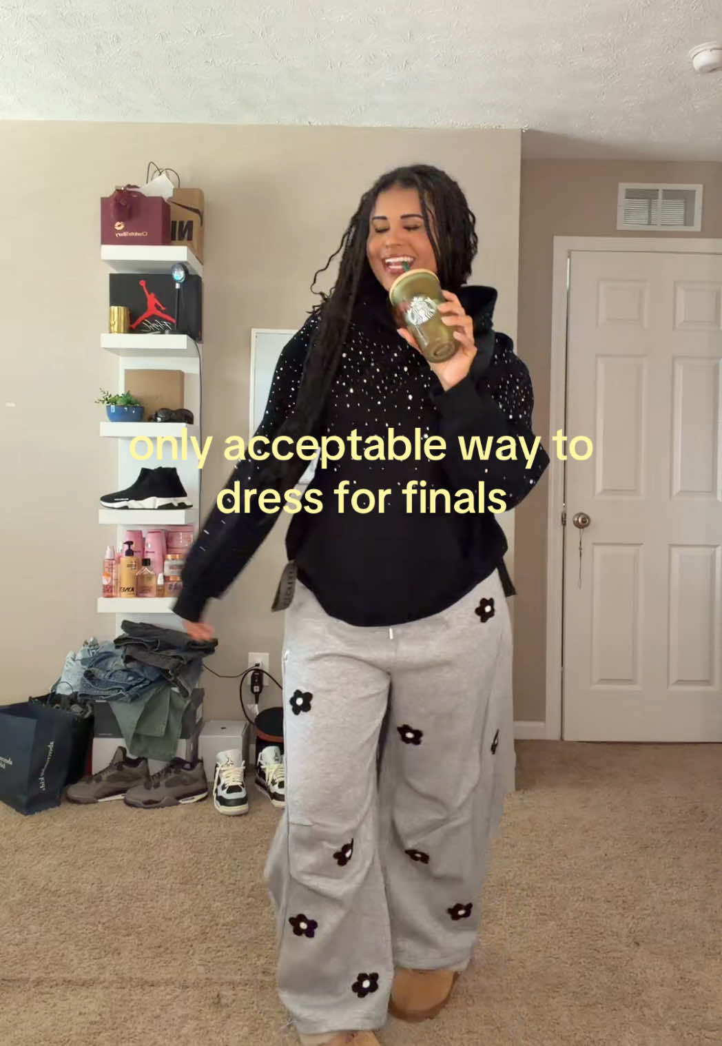 TikTok post by @m8rcia for Aelfric Eden. Caption reads: [...] on comfy clothes. everything from....