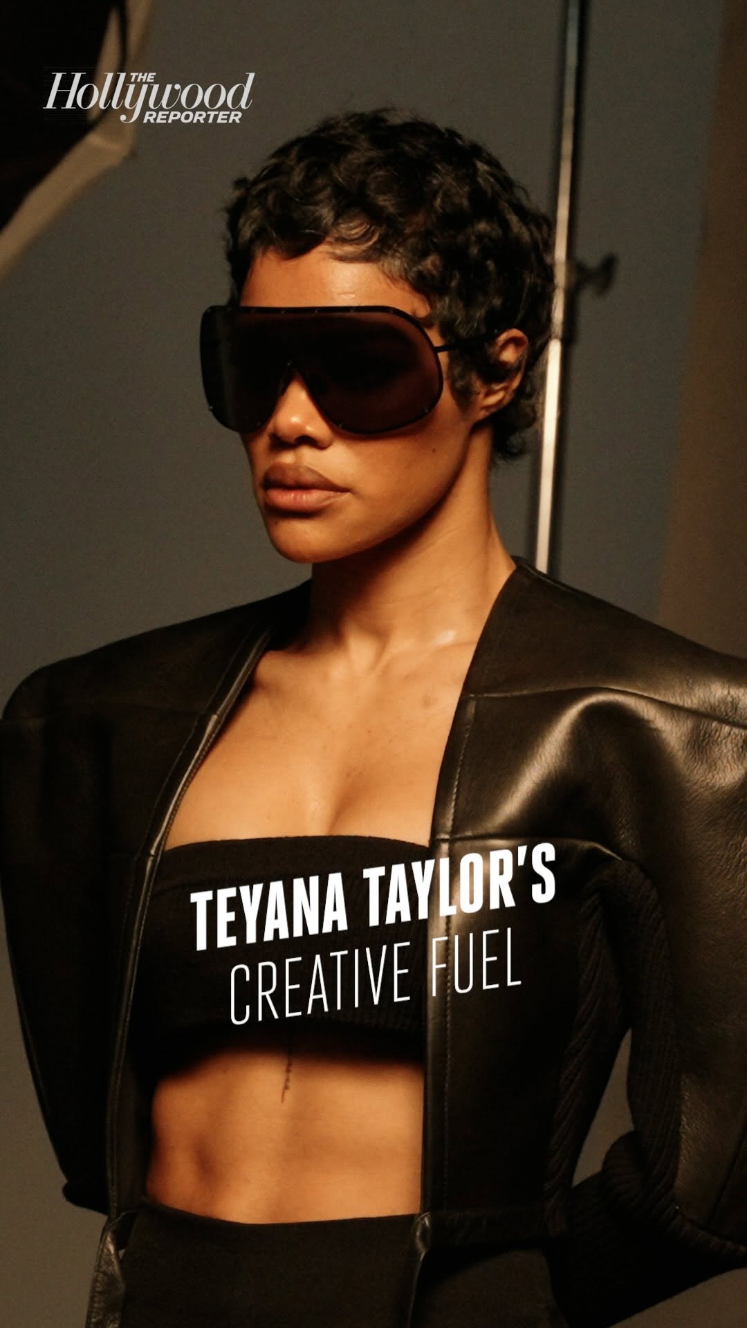 Instagram post by @ducassi for Hollywood Reporter. Caption reads: What fuels Teyana Taylor’s creative fire?....