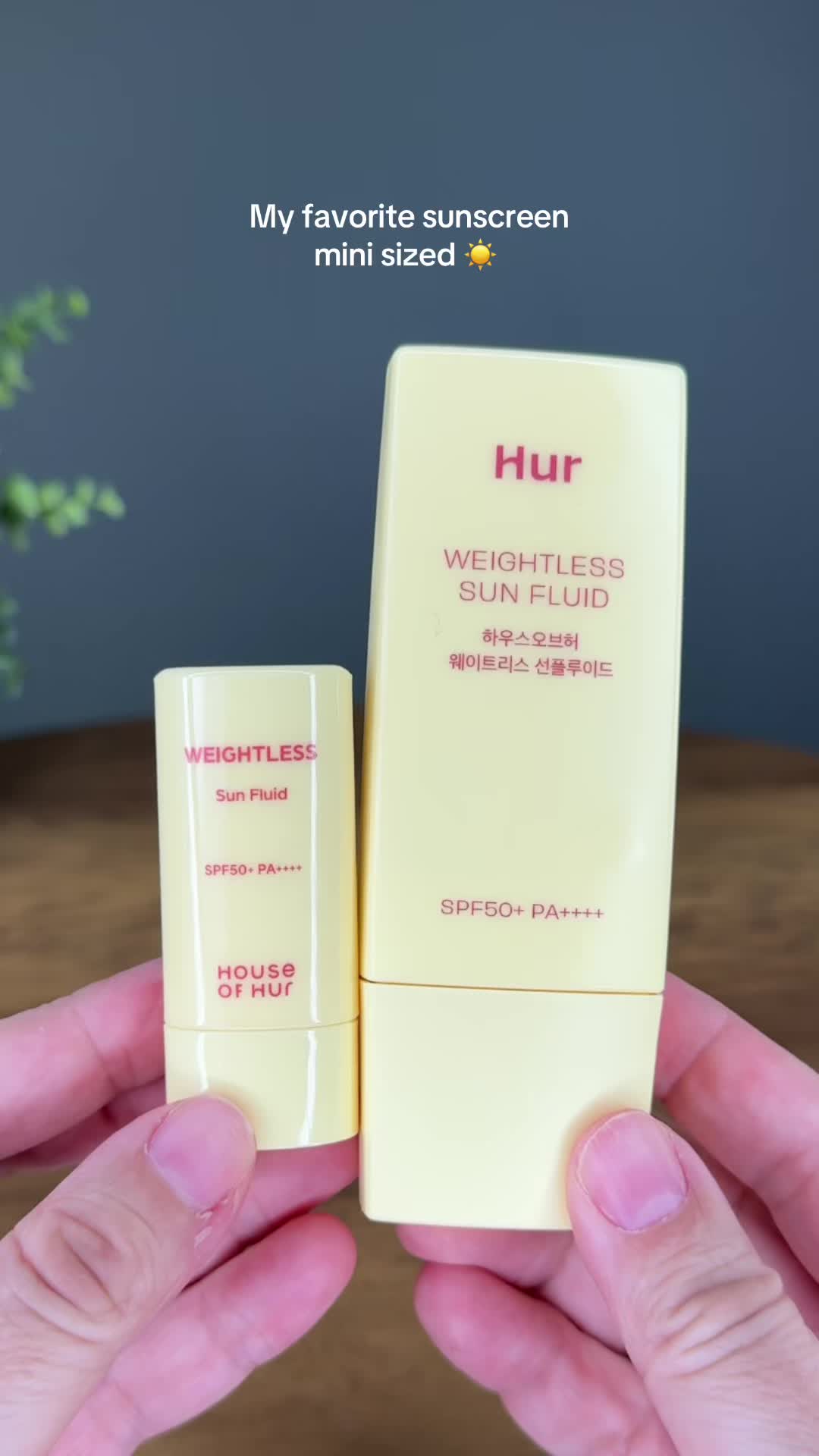 TikTok post by @olivia_skincare_us for House of Hur US. Caption reads: [...] the day. YesStyle code OLIVIAS25 @House of....