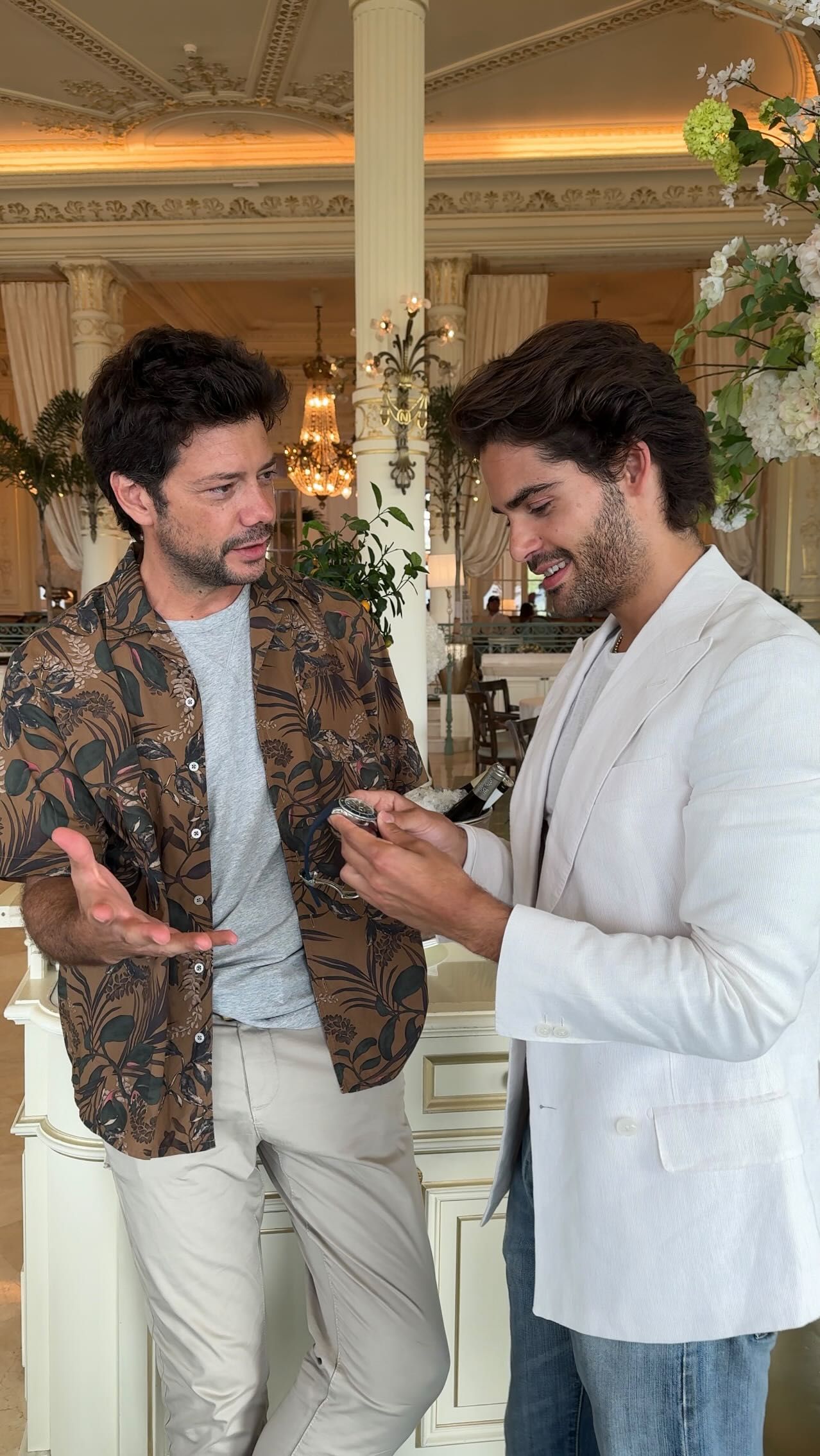 Instagram post by @iamrenanpacheco for BREITLING. Caption reads: @alvaromorte always has a plan… but no more watch!....