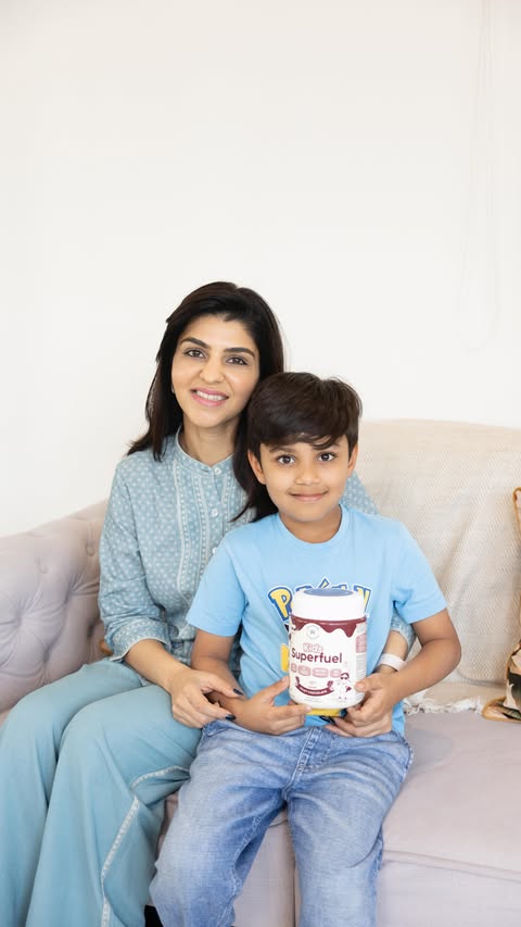 Instagram post by @momavengers for Wellbeing Nutrition. Caption reads: [...] a quiet mom win. I give him Wellbeing....