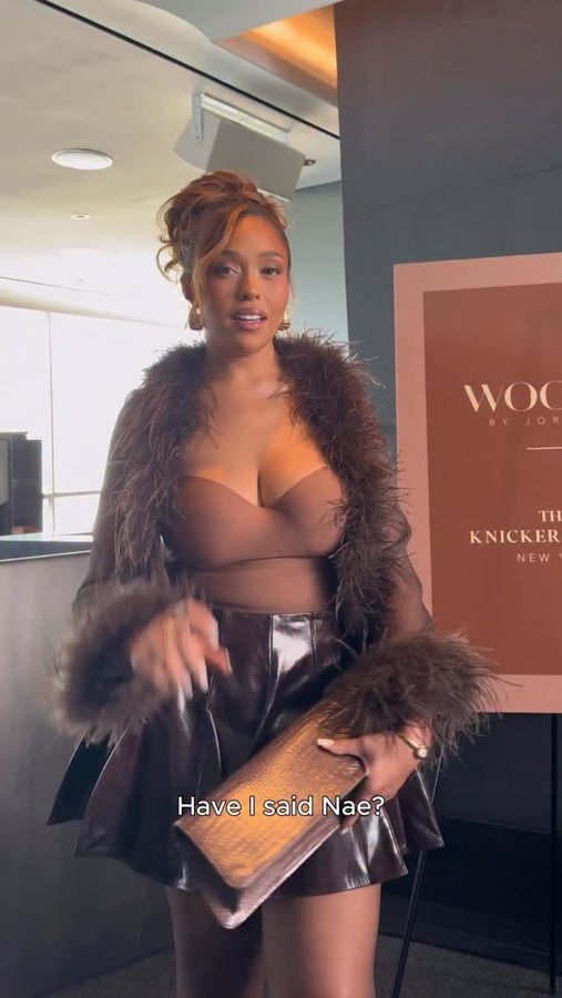 Instagram post by @jordynwoods for Hypebae. Caption reads: We caught up with It-girl @jordynwoods at the....