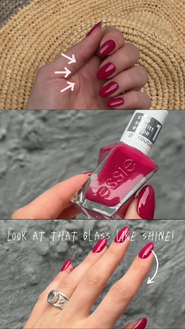 Instagram post by @andreasteen for Essie. Caption reads: Advertisement for @essie 💅🏼 no-one does Out Of....