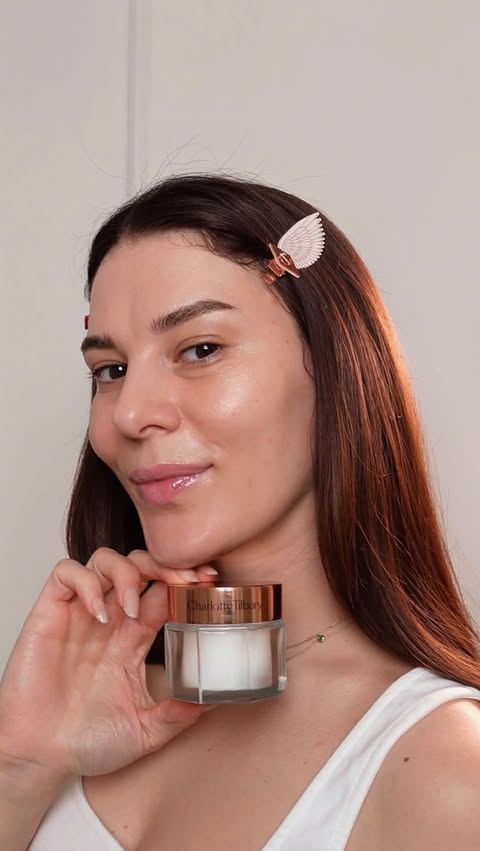 Instagram post by @diana.manmua for Charlotte Tilbury. Caption reads: Introducing the New @charlottetilbury Magic Cream....